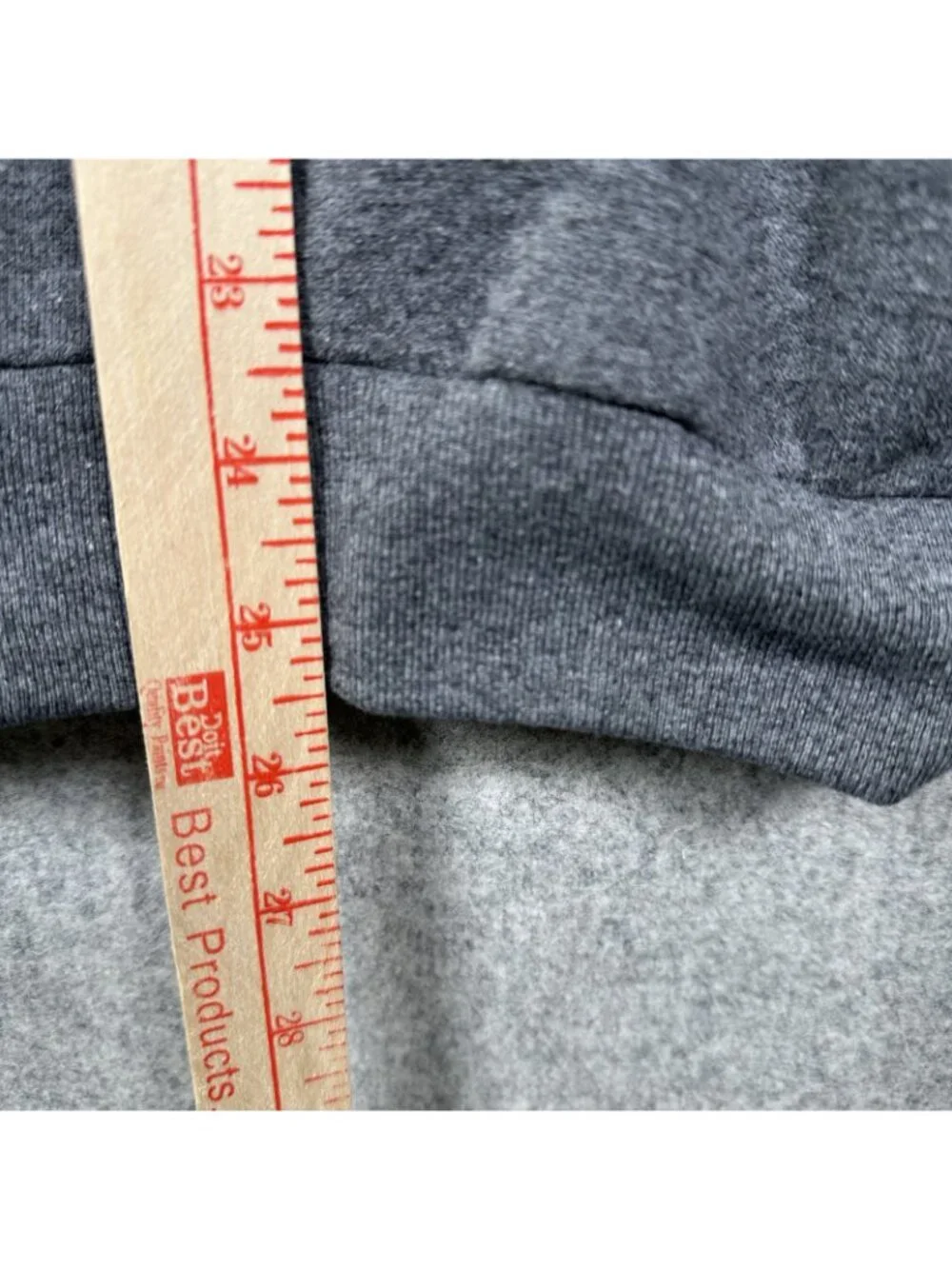 Vintage Fruit of the Loom XL Sweatshirt Gray Blank Cotton‎ Blend Pullover Crew